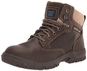 cat footwear womens tess steel toe work boot, dark gull grey, 7.5 us