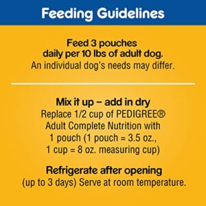 PEDIGREE CHOICE CUTS IN GRAVY Adult Soft Wet Dog Food 24-Count Variety Pack, 3.5 oz Pouches