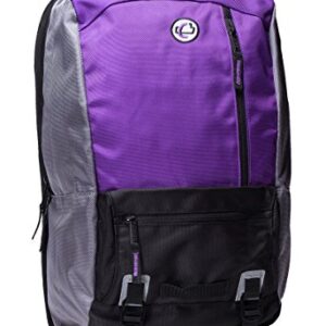 Case-It The Classic Laptop Backpack, Fits 13 Inch and Some 15 Inch Laptops, Purple (BKP-303-PUR)