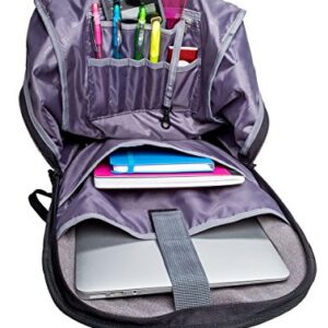 Case-It The Classic Laptop Backpack, Fits 13 Inch and Some 15 Inch Laptops, Purple (BKP-303-PUR)