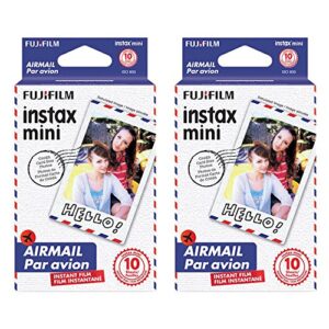 fujifilm instax mini airmail film - double package! (20 exposures)!!