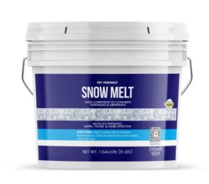 earthborn elements snow melt 1 gallon, fast-acting & powerful, pet & eco-friendly pellets