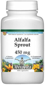terravita alfalfa sprout - 450 mg (100 capsules, zin: 518852) - 2 pack