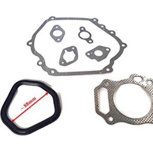 ITACO Overhaul Gasket Set Kit with Base Head Gasket 06111-ZH9-405 for Honda GX270 Motor Lawnmower Trimmer Engine