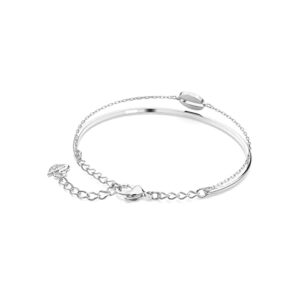 Swarovski Ginger Bangle Bracelet, Rhodium Finish, Clear Crystals