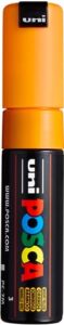 posca marker 7m in orange, posca pens for art supplies, school supplies, rock art, fabric paint, fabric markers, paint pen, art markers, posca paint markers