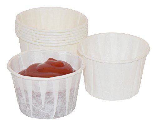 KITBIT 2 oz, Paper Souffle Portion Cups - Value Set of 500