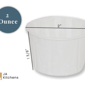 KITBIT 2 oz, Paper Souffle Portion Cups - Value Set of 500