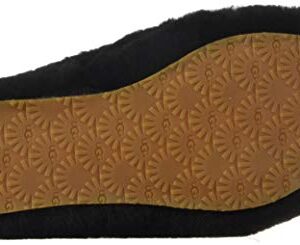 UGG womens Fluff Yeah Slide Slipper, Black, 7 US