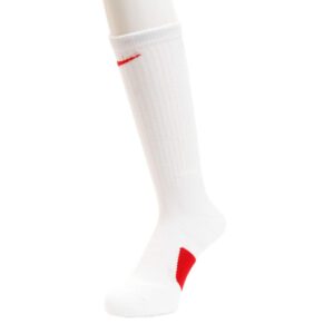 nike elite basketball crew socks (white/royal, large)
