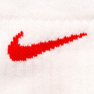 NIKE Elite Basketball Crew Socks (White/Royal, Large)