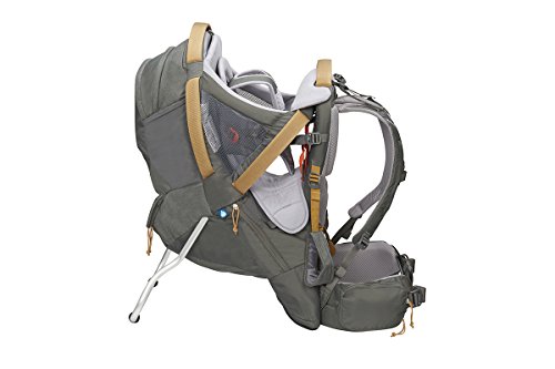 Kelty Journey PerfectFIT ELITE Child Carrier for Infants and Toddlers, Zippered Pockets Galore, 26L, Waistbelt, Aluminum Frame, Integrated Sunshade