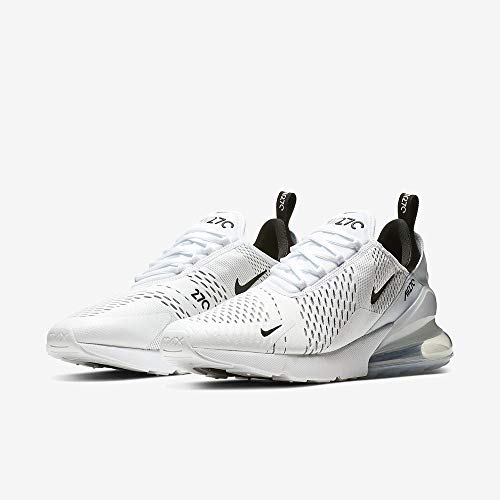 Nike Men's Air Max 270 Sneaker, White White Black White 100, 10