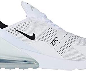 Nike Men's Air Max 270 Sneaker, White White Black White 100, 10