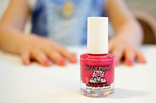 Piggy Paint | 100% Non-Toxic Girls Nail Polish | Safe, Cruelty-free, Vegan, & Scented for Kids | Scented Box Set (4 Mini Polish Gift Set)