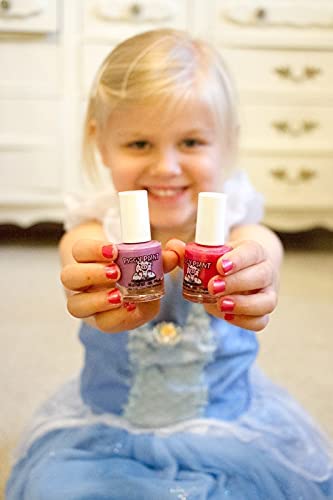 Piggy Paint | 100% Non-Toxic Girls Nail Polish | Safe, Cruelty-free, Vegan, & Scented for Kids | Scented Box Set (4 Mini Polish Gift Set)