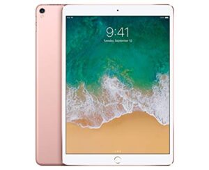 apple ipad pro 10.5in with ( wi-fi + cellular ) - 64gb, rose gold (renewed)