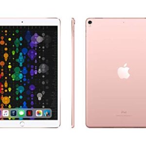 Apple iPad Pro 10.5in with ( Wi-Fi + Cellular ) - 64GB, Rose Gold (Renewed)