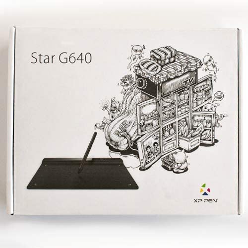 Drawing Tablet XPPen StarG640 Digital Graphic Tablet 6x4 Inch Art Tablet with Battery-Free Stylus Pen Tablet for Mac, Windows and Chromebook (Drawing/E-Learning/Remote-Working)