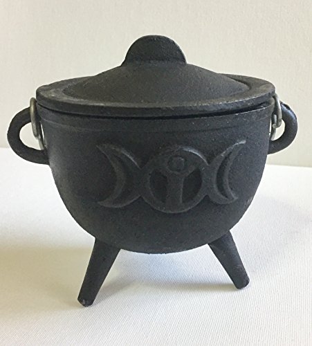 Kheops International Cast Iron Cauldron Triple Moon