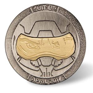 "suit up" collectible pin - loot gaming exclusive (april 2017)
