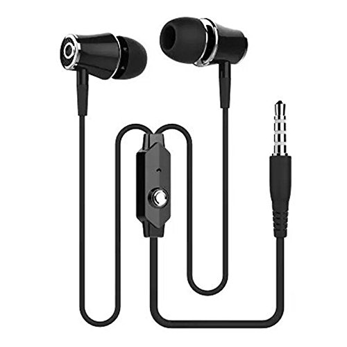 Earphones Replacement for Kindle Fire Tablets, Kindle Paperwhite eReaders, Compatible with for Samsung S7 S6 Edge Headphone Earbuds Headset in-Ear Sound Black