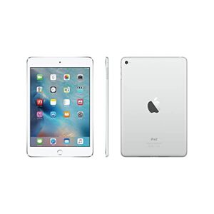 apple ipad mini 4, 128gb, silver - wifi + cellular (renewed)