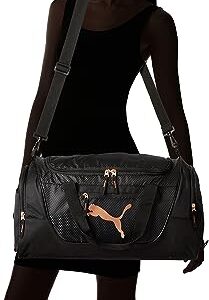 PUMA womens Evercat Candidate duffel bags, Black/Rose Gold, One Size US