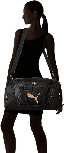 PUMA womens Evercat Candidate duffel bags, Black/Rose Gold, One Size US