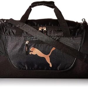 PUMA womens Evercat Candidate duffel bags, Black/Rose Gold, One Size US