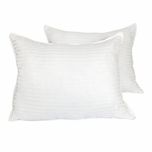 cozy bed medium firm hotel quality pillow(set of 2), standard, white, 2 count