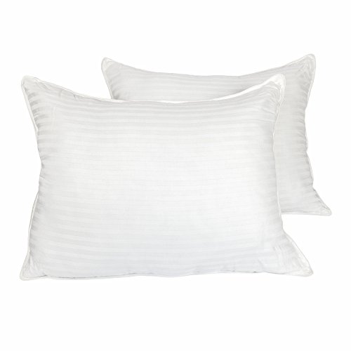 Cozy Bed Medium Firm Hotel Quality Pillow(set of 2), Standard, White, 2 Count