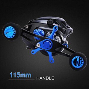 Sougayilang Baitcasting Reel, 7.0:1 Gear Ratio Super Smooth Power, 9 + 1 Shielded Ball Bearings Anti-Corrosion Baitcaster Reel Fishing Reel(Right)