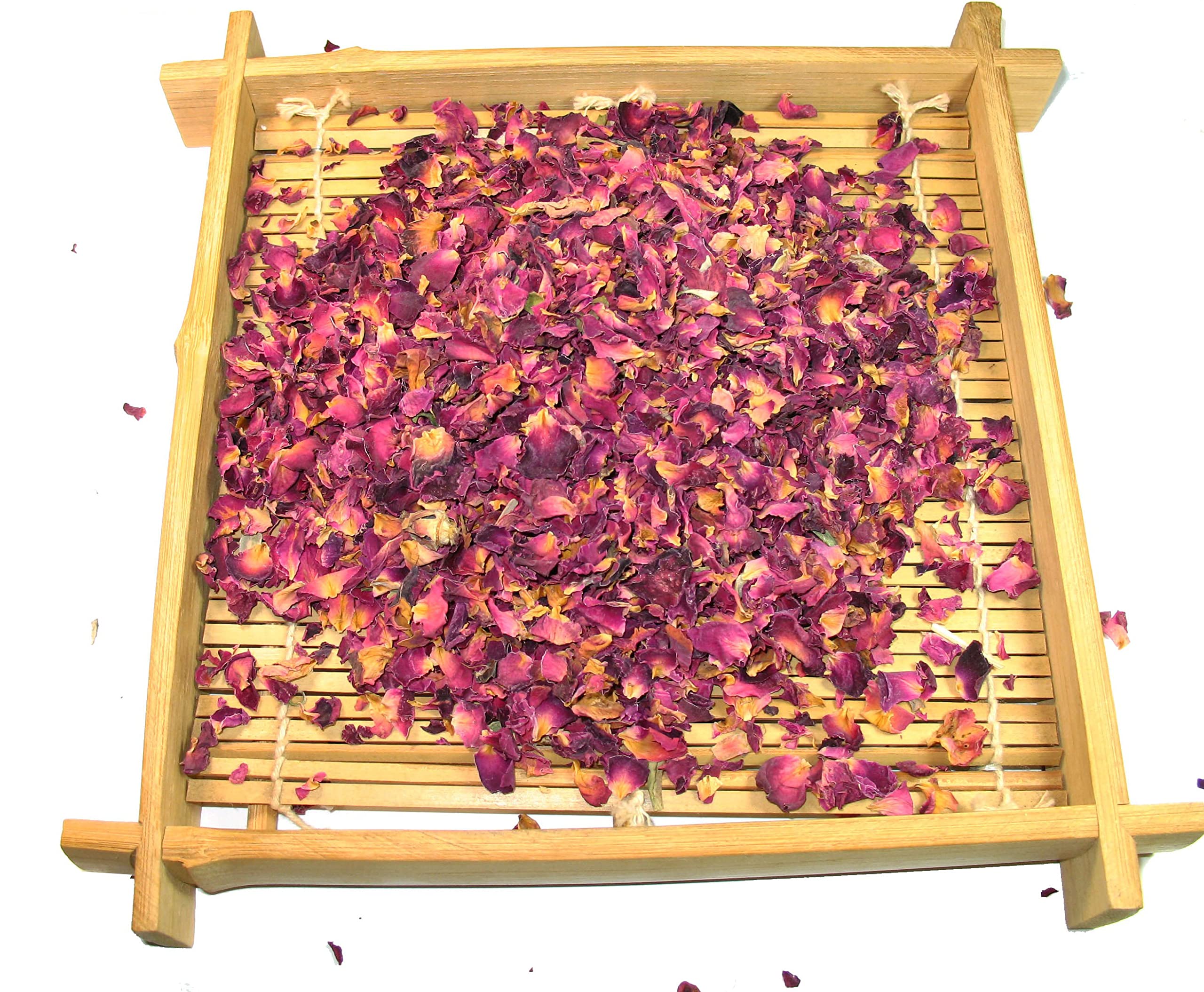 Organic Rose Flower Rose Petals Tea caffeine free herbal tea (Organic Rose Flower 4 OZ)