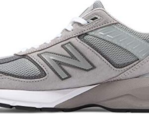 New Balance Men's Made in US 990 V5 Sneaker, Grey/Castlerock, 9.5