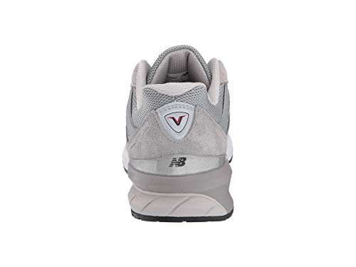 New Balance Men's Made in US 990 V5 Sneaker, Grey/Castlerock, 9.5