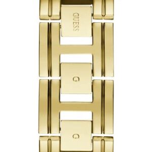 GUESS Gold-Tone Multi-Chain Bracelet Watch with Self-Adjustable Links. Color: Gold-Tone (Model: U1117L2)