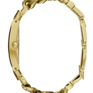 GUESS Gold-Tone Multi-Chain Bracelet Watch with Self-Adjustable Links. Color: Gold-Tone (Model: U1117L2)