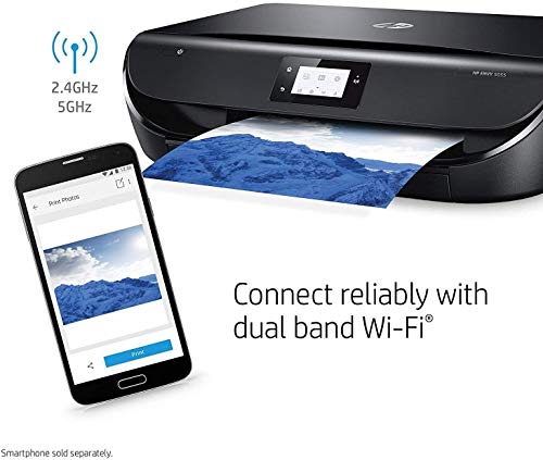 HP ENVY 5055 Wireless All-in-One Color Photo Printer, HP Instant Ink, Works with Alexa (M2U85A)