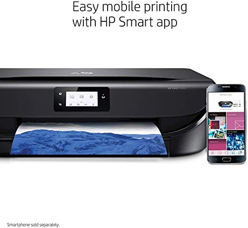 HP ENVY 5055 Wireless All-in-One Color Photo Printer, HP Instant Ink, Works with Alexa (M2U85A)