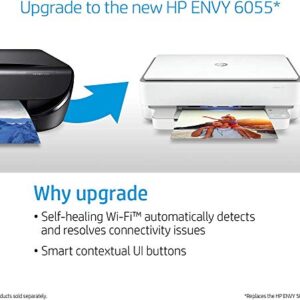 HP ENVY 5055 Wireless All-in-One Color Photo Printer, HP Instant Ink, Works with Alexa (M2U85A)