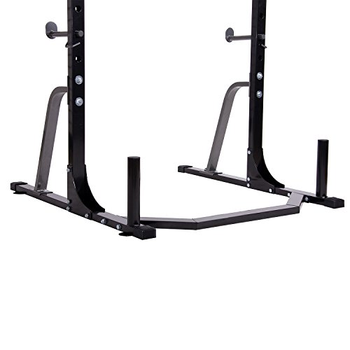 Body Champ Launch Bench Set with 2-Piece Power Rack, Home Fitness Equipment