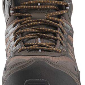 Fila Men's Hail Storm 3 Mid Composite Toe Trail Work Shoes Shoe, Walnut/Major Brown/Gold Fusion, 11 D US