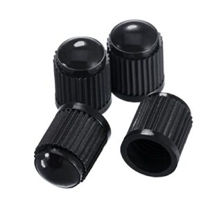 20 Pack Tyre Valve Dust Caps for Car, Motorbike, Trucks, Bike, Bicycle (Black)