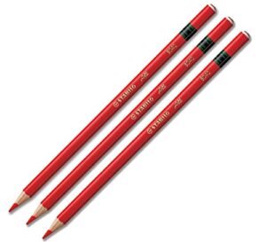3x stabilo-all pencils (red)