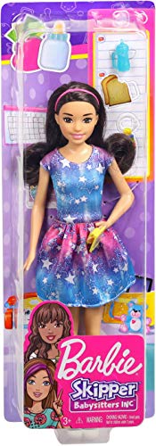 Barbie Skipper Babysitter Doll, Black Hair