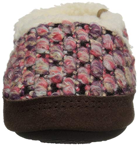 Acorn Unisex-Child L'il Jam Moc Slipper, Raspberry, 3-4 Big Kid