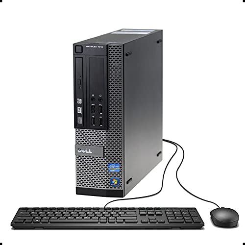 Dell Optiplex 7010 High Performance Flagship Business Desktop Computer, Intel Quad-Core i3 Up to 3.8GHz, 8GB DDR3 RAM, 500GB HDD, DVD, USB 3.0, Windows 10 Pro (Renewed)