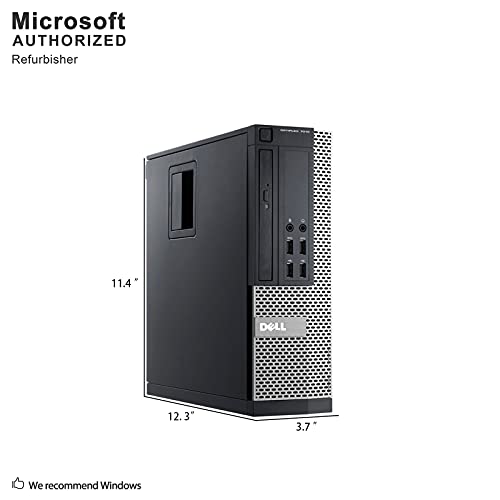 Dell Optiplex 7010 High Performance Flagship Business Desktop Computer, Intel Quad-Core i3 Up to 3.8GHz, 8GB DDR3 RAM, 500GB HDD, DVD, USB 3.0, Windows 10 Pro (Renewed)