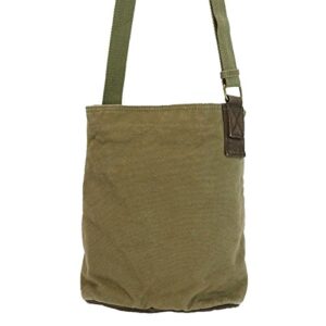 Chala Patch Cross-Body Women Handbag, Olive Canvas Messenger Bag - Chala Fox